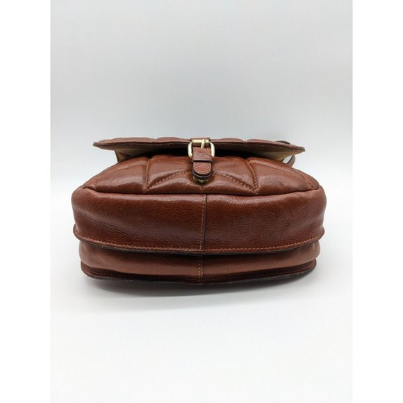 PATRICIA NASH London quilted leather vintage saddle crossbody bag -(USED) - Picture 7 of 15